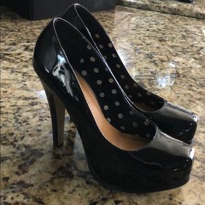 Patent Black Madden Girl High Heels